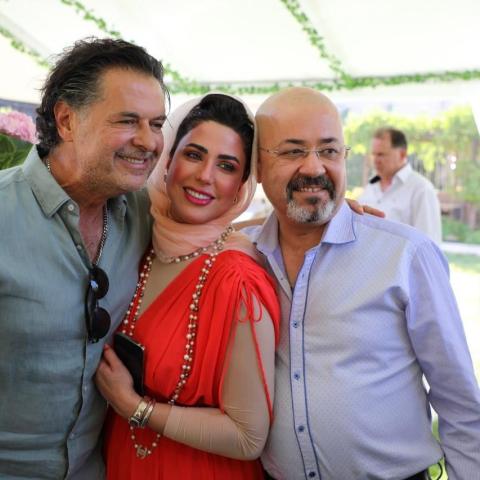 راغب علامة مع السفير العراقي بالأردن وزوجته - صورة من تويتر