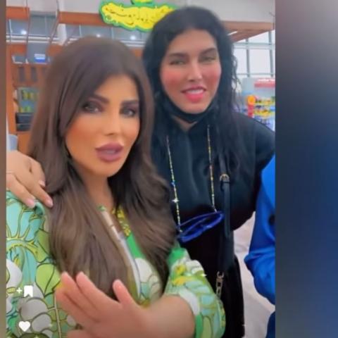 زهرة عرفات والهام الفضالة - صورة من السوشيال ميديا