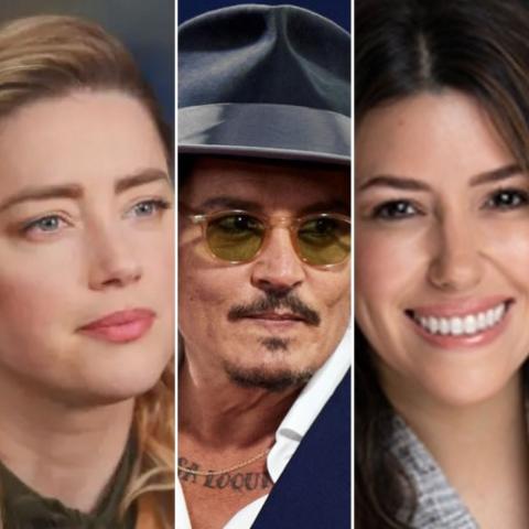 كاميل فاسكيز وحوني ديب وآمبر هيرد