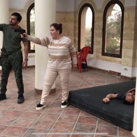 الراحلة دلال عبد العزيز من مشهد الأكشن في فيلم &quot;تسليم أهالي&quot;