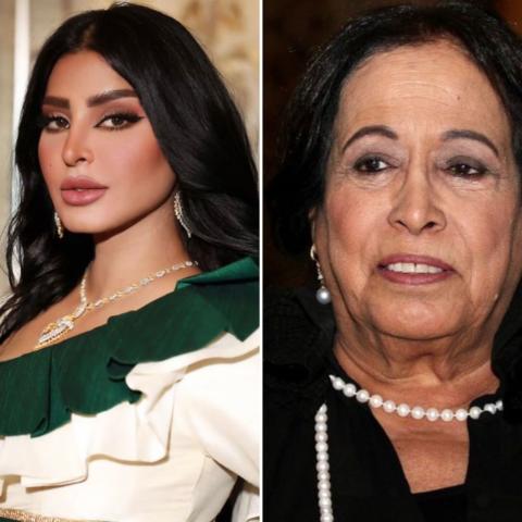 حياة الفهد و ريم عبدالله - صورة معدلة من السوشيال ميديا