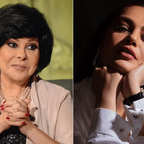 شريهان وإسعاد يونس - صورة معدلة من السوشيال ميديا