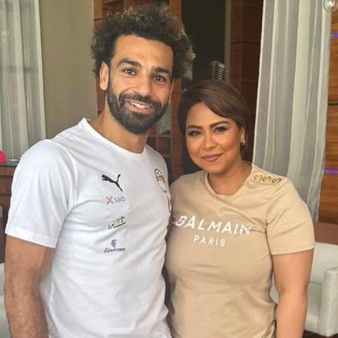 شيرين ومحمد صلاح - الصورة من إنستغرام