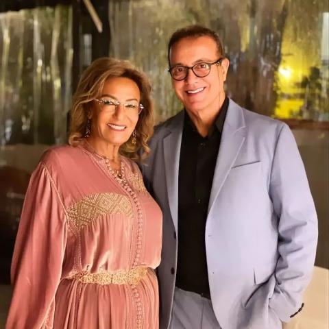 والدا سعد لمجرد من حفل زفافه