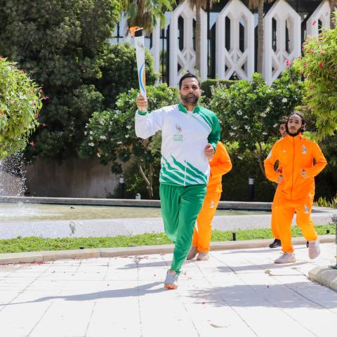 ياسر القحطاني من دورة الألعاب السعودية