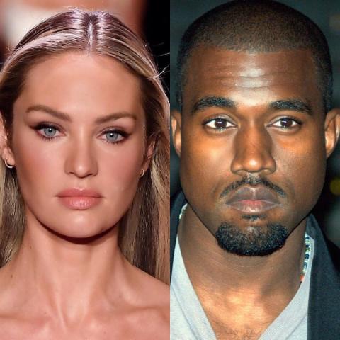 كاني ويست وكانديس سوانبويل - صورة من السوشيال ميديا