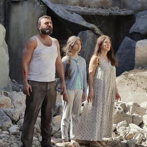 لقطة من فيلم نزوح