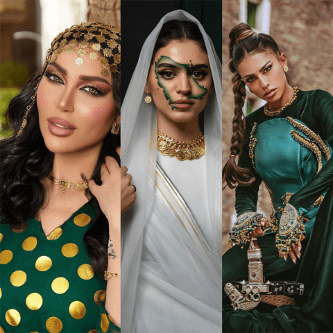 إطلالات الفاشينيستات في اليوم الوطني السعودي الـ 92