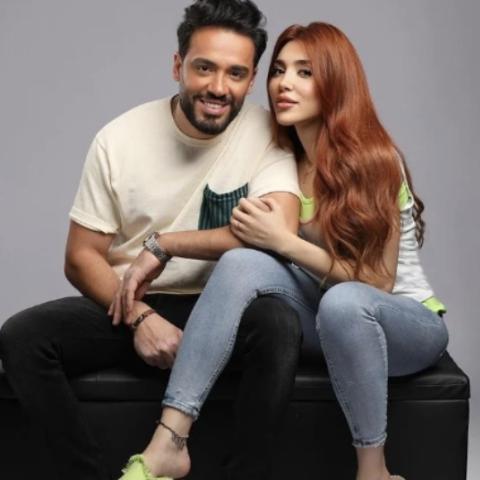 رامي جمال وزوجته - صورة من إنستغرام