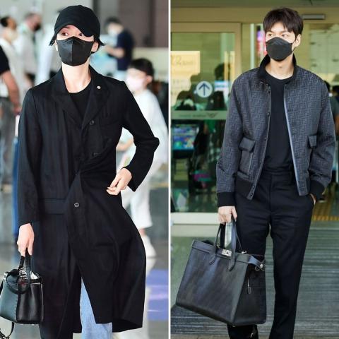 سونغ هاي كيو و لي مين هو - صورة من حساب L'Officiel Singapore على انستقرام