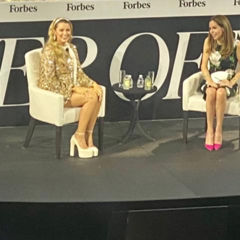 بليك ليفلي - صورة معدلة من حساب انستقرام Forbes