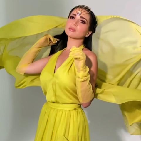 مي عز الدين - صورة معدلة من السوشيال ميديا