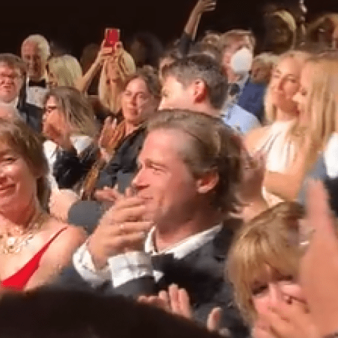 براد بيت وآنا دي أرماس- من فيديو بعد عرض فيلم Blonde في فينيسيا