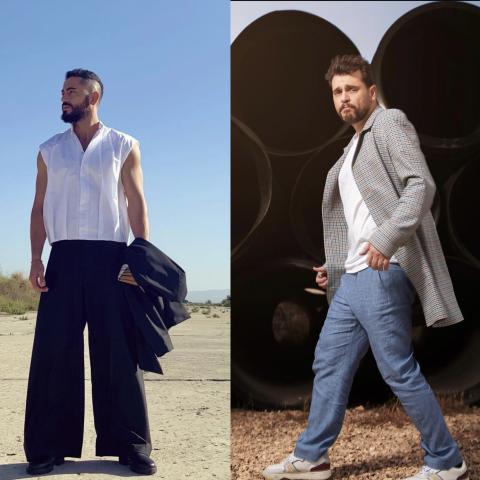 سامر اسماعيل وجنيد زين الدين في مسلسل &quot;في الداخل&quot;