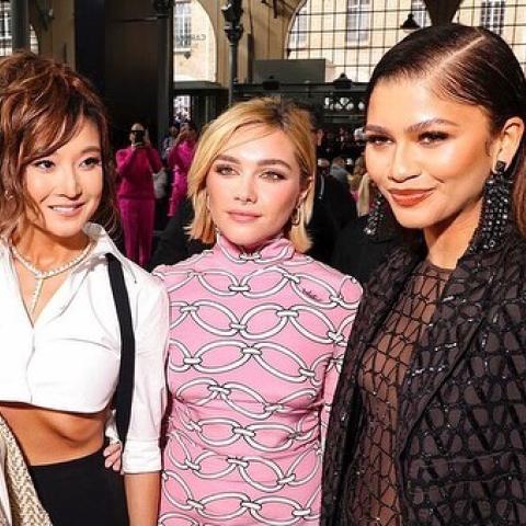 عرض أزياء فالنتينو في أسبوع الموضة بباريس