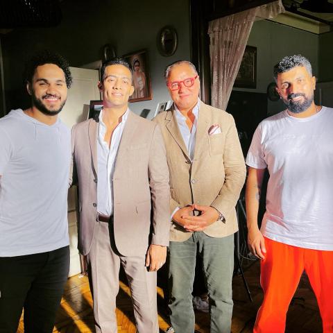 محمد رمضان بكواليس مسلسل العمدة