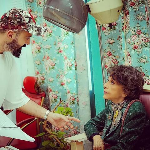 سامية الجزائري و جو بو عيد - صورة من انستقرام