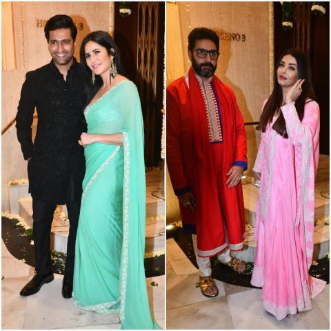 أيشواريا راي وأبيشيك باتشان وكاترينا كيف وفيكي كوشال- انستقرام @htcity