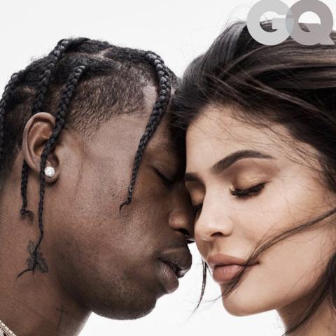 ترافيس سكوت و كايلي جينر - صورة من انستغرام  GQ