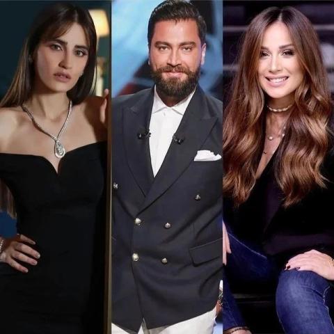 معتصم النهار وكارين رزق الله وإيميه صياح