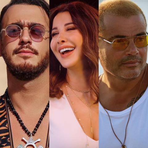 تامر حسين وسنة حافلة بالنجاحات مع نجوم العالم العربي
