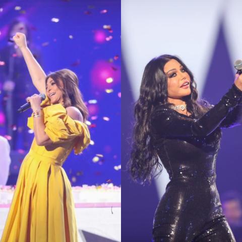 صور حفل هيفاء وهبي و اليسا في موسم الرياض