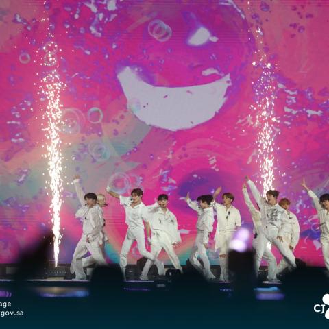 فرقة THE BOYZ في مهرجان KCON - صورة من تويتر