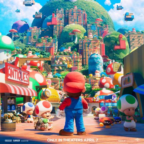 بوستر فيلم The Super Mario Bros. Movie - انستقرام @supermariomovie