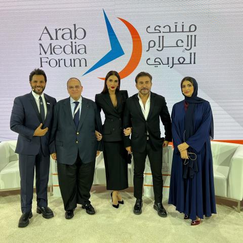 من جلسة &quot;الدراما على عرشها&quot; في منتدى الإعلام العربي