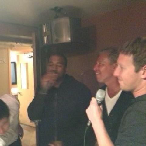 كاني ويست و مارك زوكربيرج - صورة من تويتر