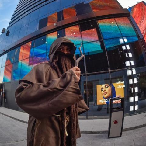 من فعالية &quot;ويكند الرعب&quot; - صورة من حساب RiyadhSeason على تويتر