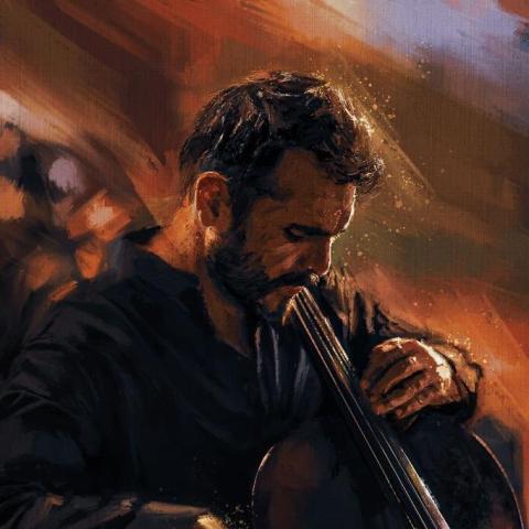 صورة من كواليس تصوير فيلم تشيللو - صورة من تويتر