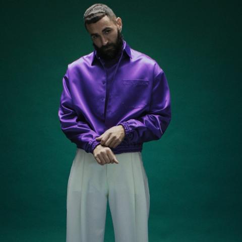 كريم بنزيما - صورة من حساب مجلة GQ Middle East على انستقرام