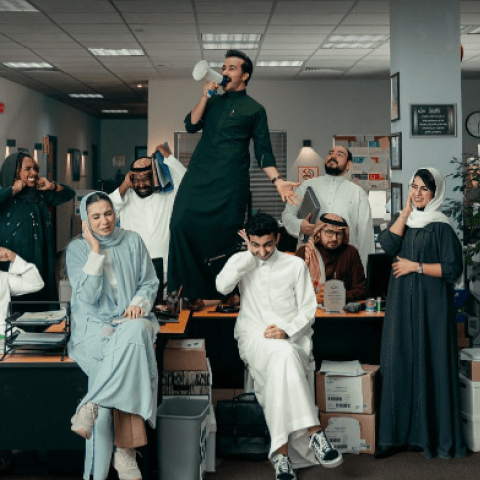 مسلسل المكتب The Office النسخة السعودية  - مصدر الصورة إنستغرام