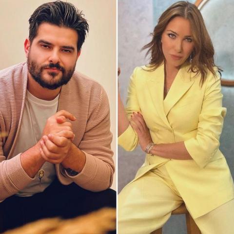 ناصيف زيتون و دانييلا رحمة - صورة معدلة من السوشيال ميديا