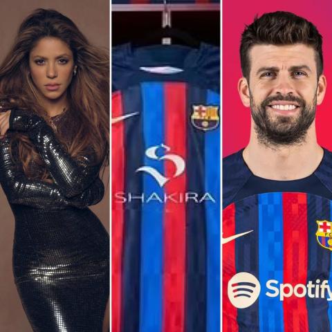 شاكيرا و جيرارد بيكيه - صورة معدلة من السوشيال ميديا