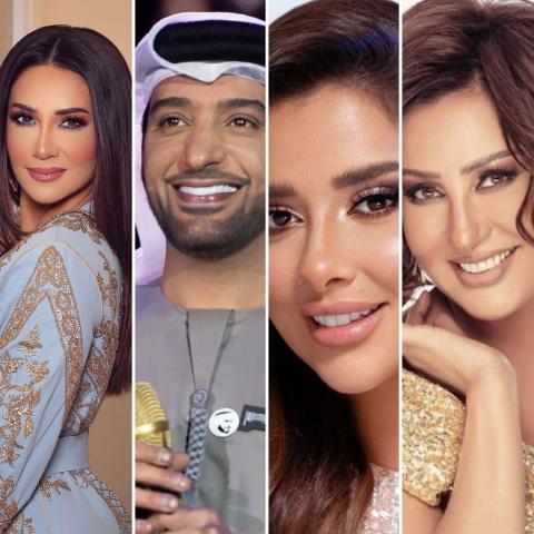 نجوم حفلات العيد الوطني بالشارقة