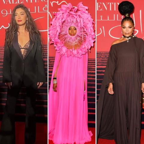 جانيت جاكسون و نعومي كامبل و نسليهان اتاغول - صورة معدلة من السوشيال ميديا