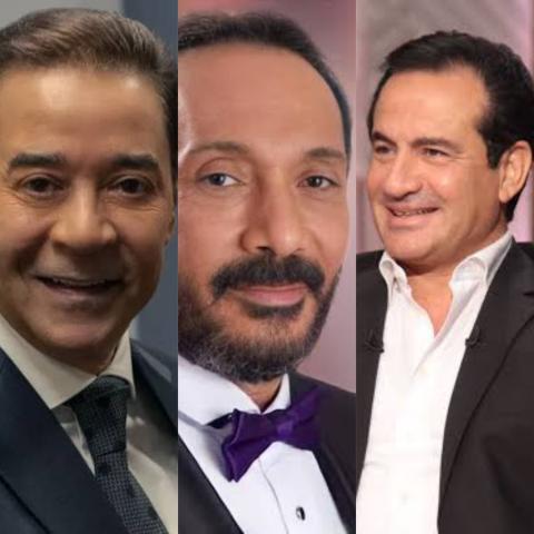 محمد ثروت وعلي الحجار ومدحت صالح