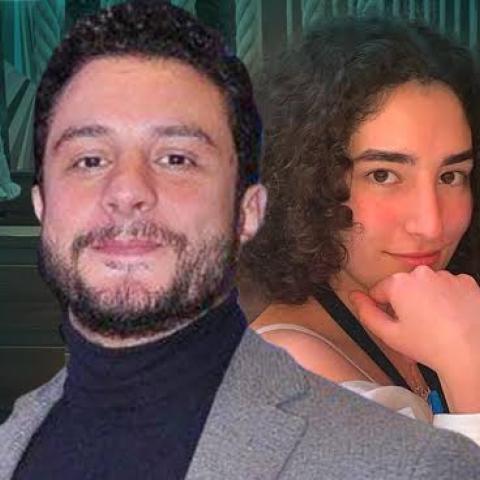 أحمد الفيشاوي وابنته لينا