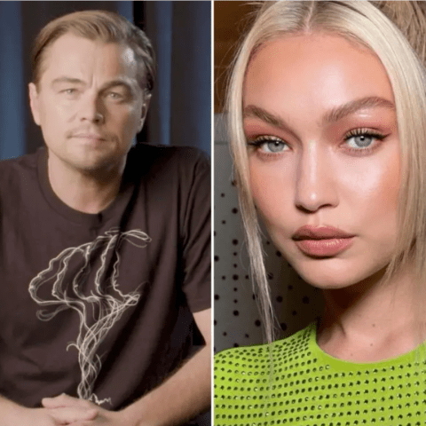 ليوناردو دي كابريو و جيجي حديد - صورة معدلة من السوشيال ميديا