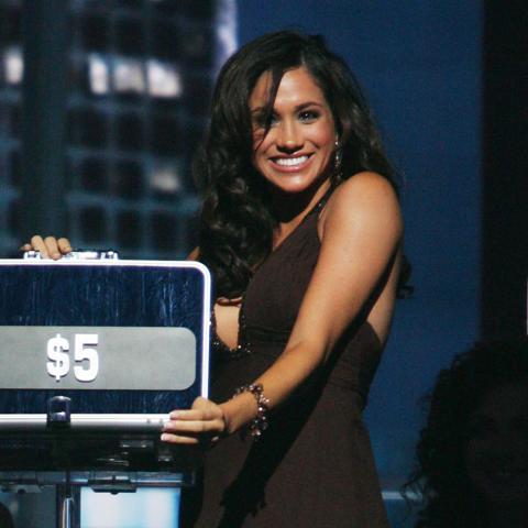 ميغان ماركل في Deal or No Deal- الصورة من السوشيال ميديا