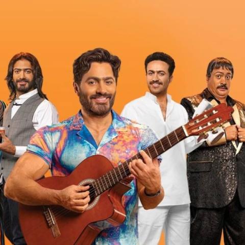 تامر حسني خلال تقمصه لأربع شخصيات من نجوم مصر