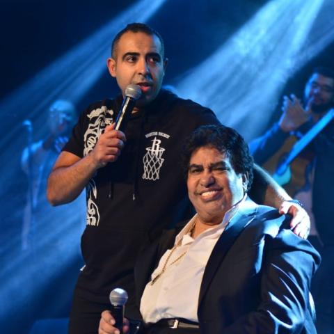 احمد عدوية وابنه