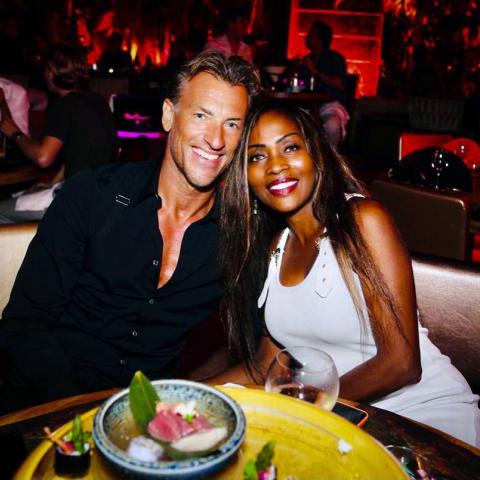 هيرفي رينادر وزوجته - صورة من انستقرام