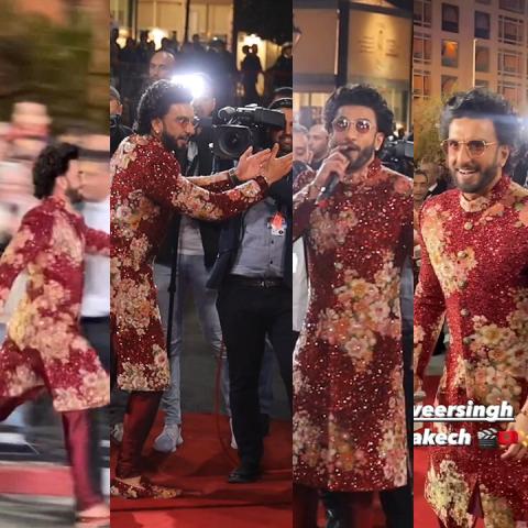 رانفير سينغ في مهرجان مراكش - صورة من السوشيال ميديا