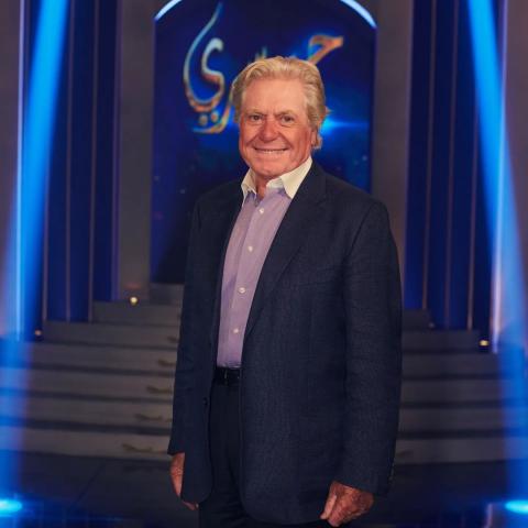 حسين فهمي في برنامج حبر سري - صورة من انستغرام @hebrserry