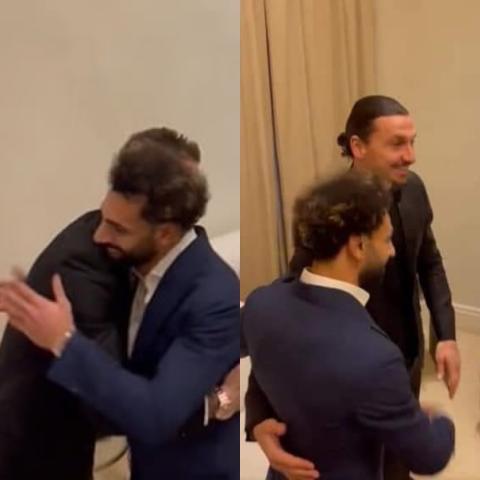 سيرجيو راموس ومحمد صلاح عناق وحب بعد عداوة