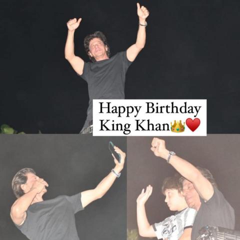 شاروخان وابنه أبرام - انستقرام @instantbollywood