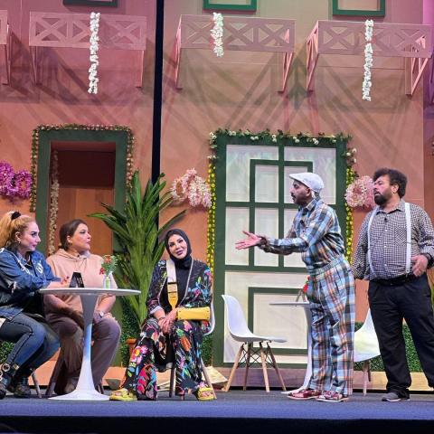 نجوم مسرحية &quot;شقة لندن&quot; - صورة من انستقرام